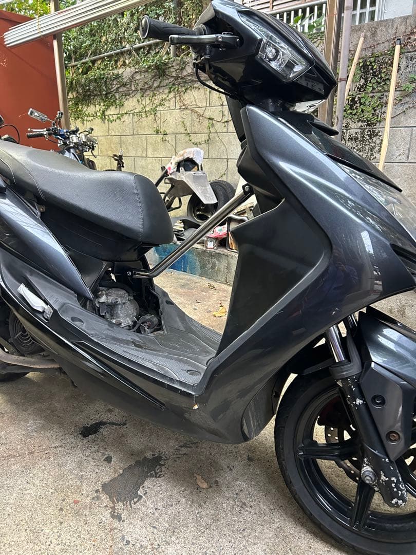 ㉒シグナスX4型フレーム補強バーセンターバーワンオフシート開閉対策