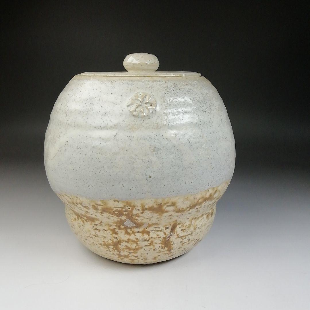 T679 水指 『萩焼』『大和保男 作』 共箱 茶道具 - メルカリ