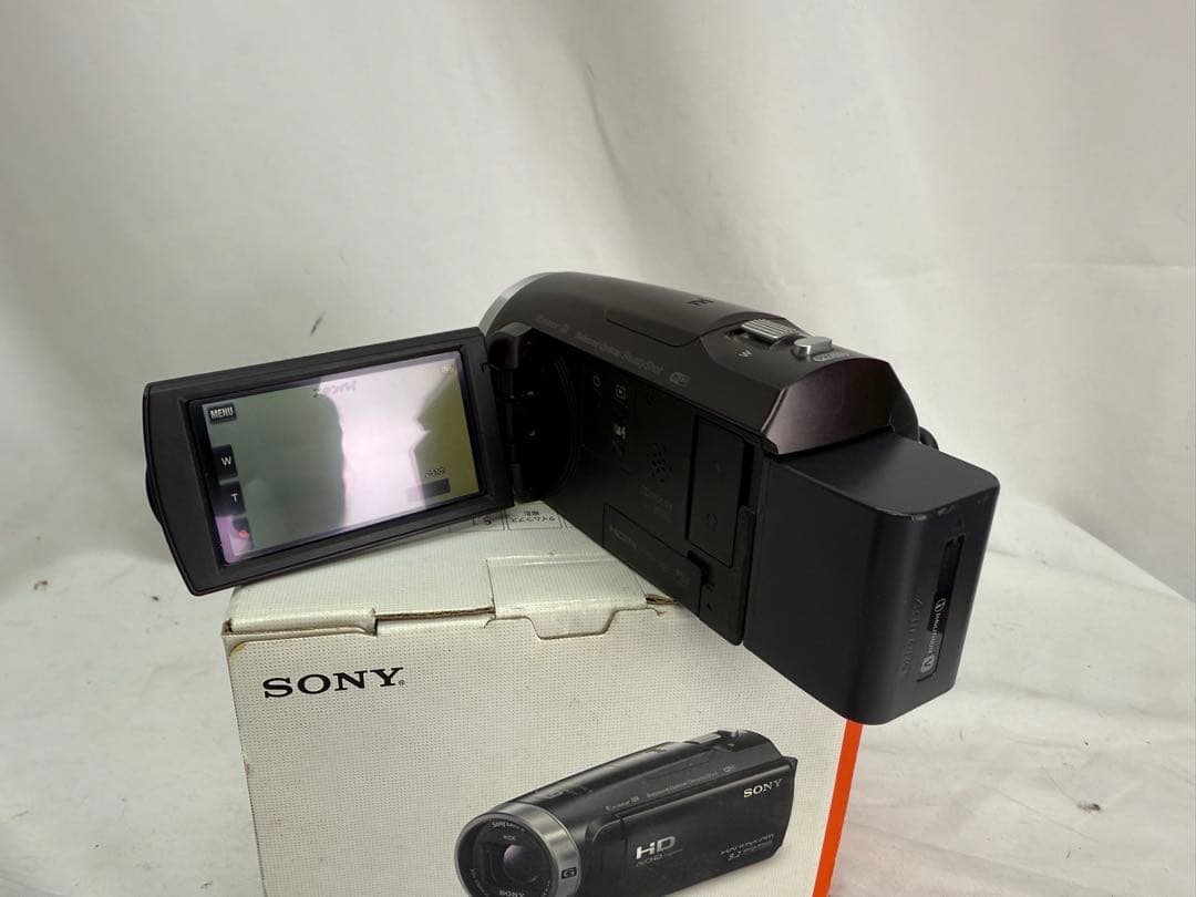 SONY ビデオカメラ HDR-CX675 32GB 内臓 ボルドー ケース付き