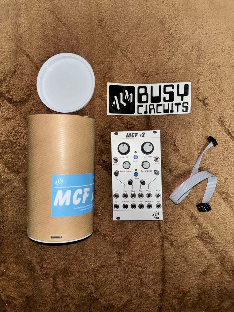 ALM Busy Circuits MCFx2 モジュラーシンセサイザー ALM Busy MCFx2— Clockface Modular