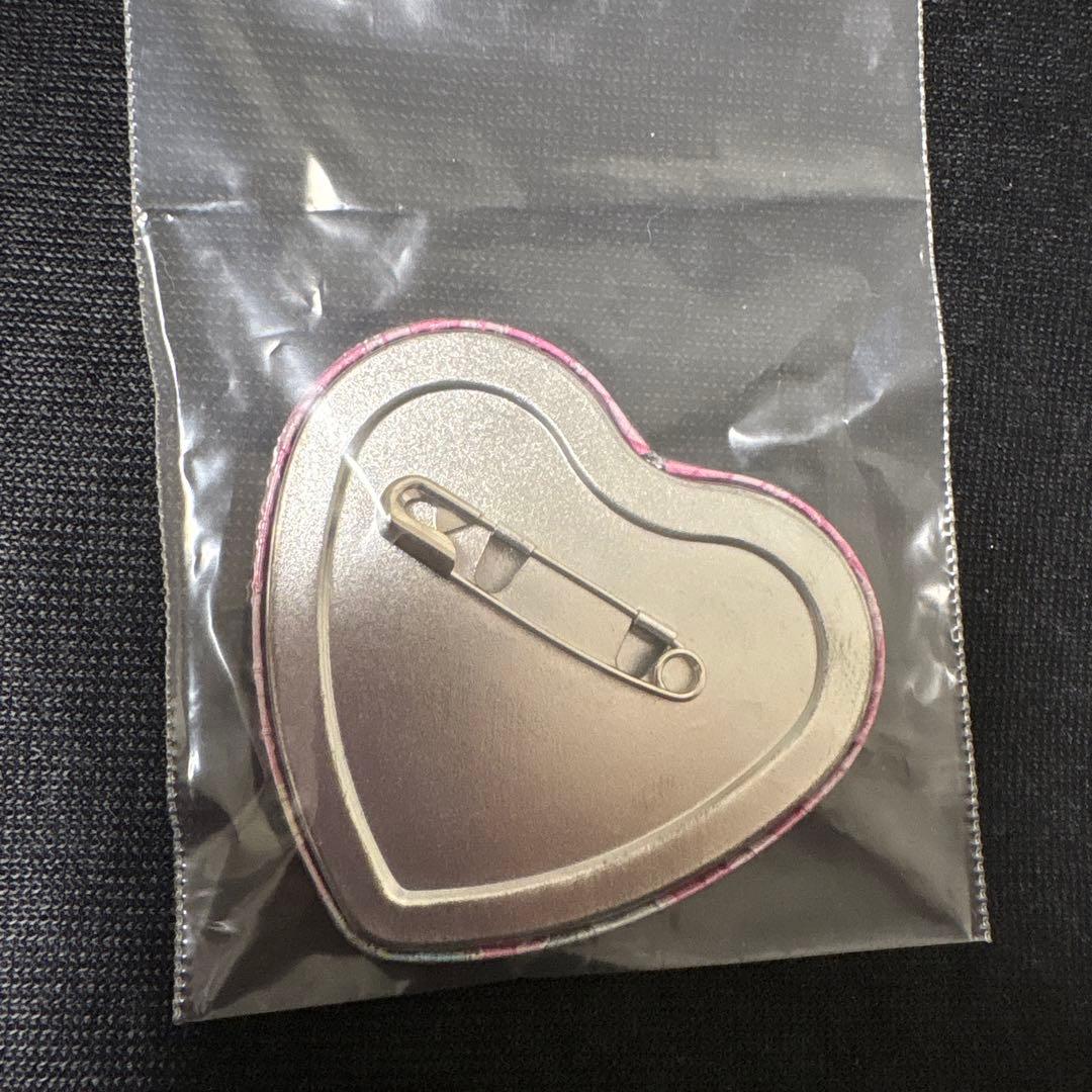 アイカツスターズ 虹野ゆめ 缶バッジ ハート ショップ グリッター