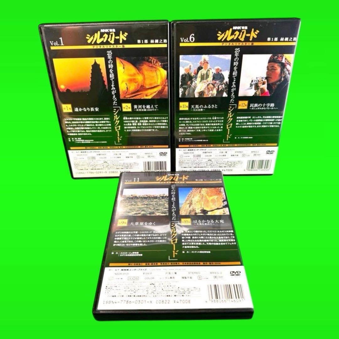 ケース付 NHK特集 シルクロード デジタルリマスター版 DVD 全15巻　全巻