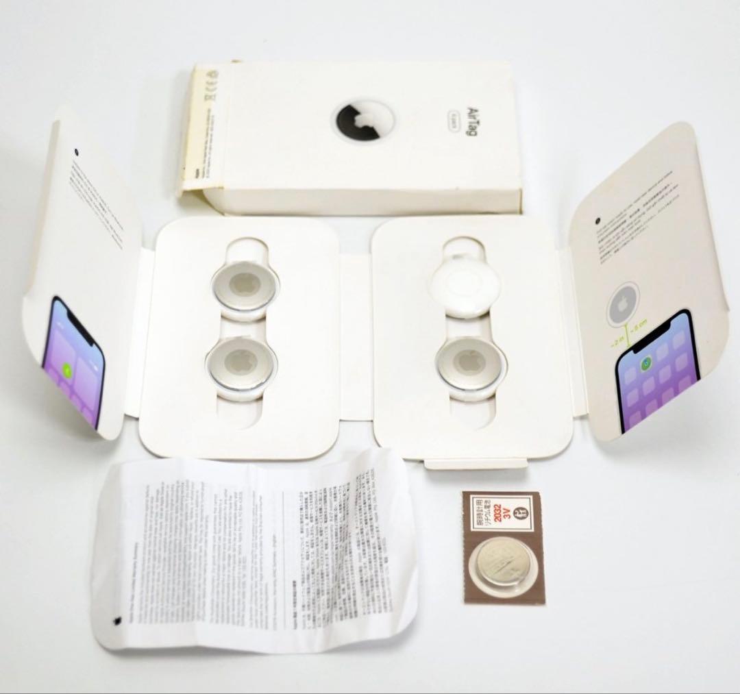 新品未開封（3/4） Apple AirTag 4個セット A2187_79 - メルカリ