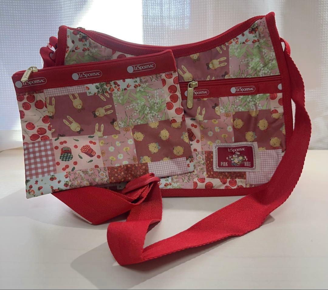 レスポートサック ピンクハウス クラシックホーボー ショルダーバッグ