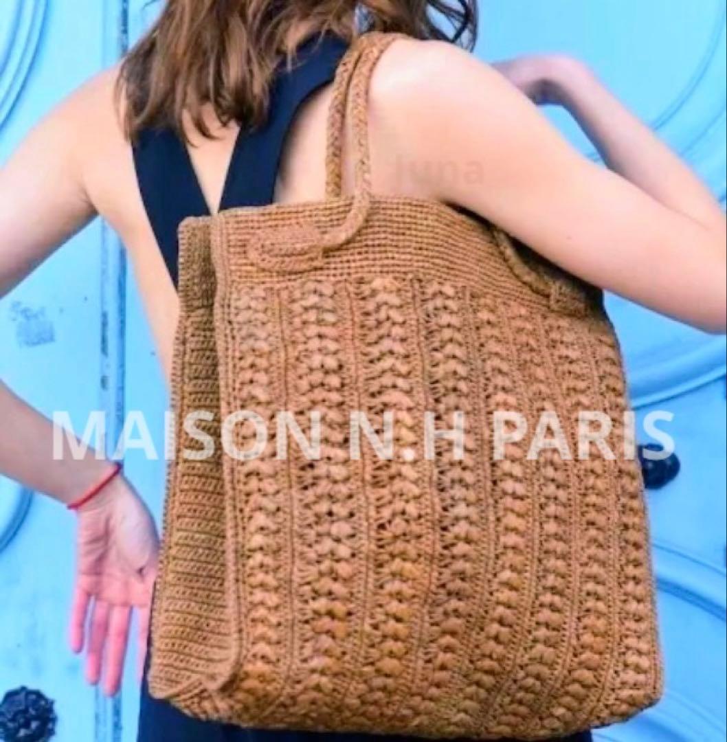 MAISON N.H PARIS EMMA ラフィアバッグ ANAYI アナイ