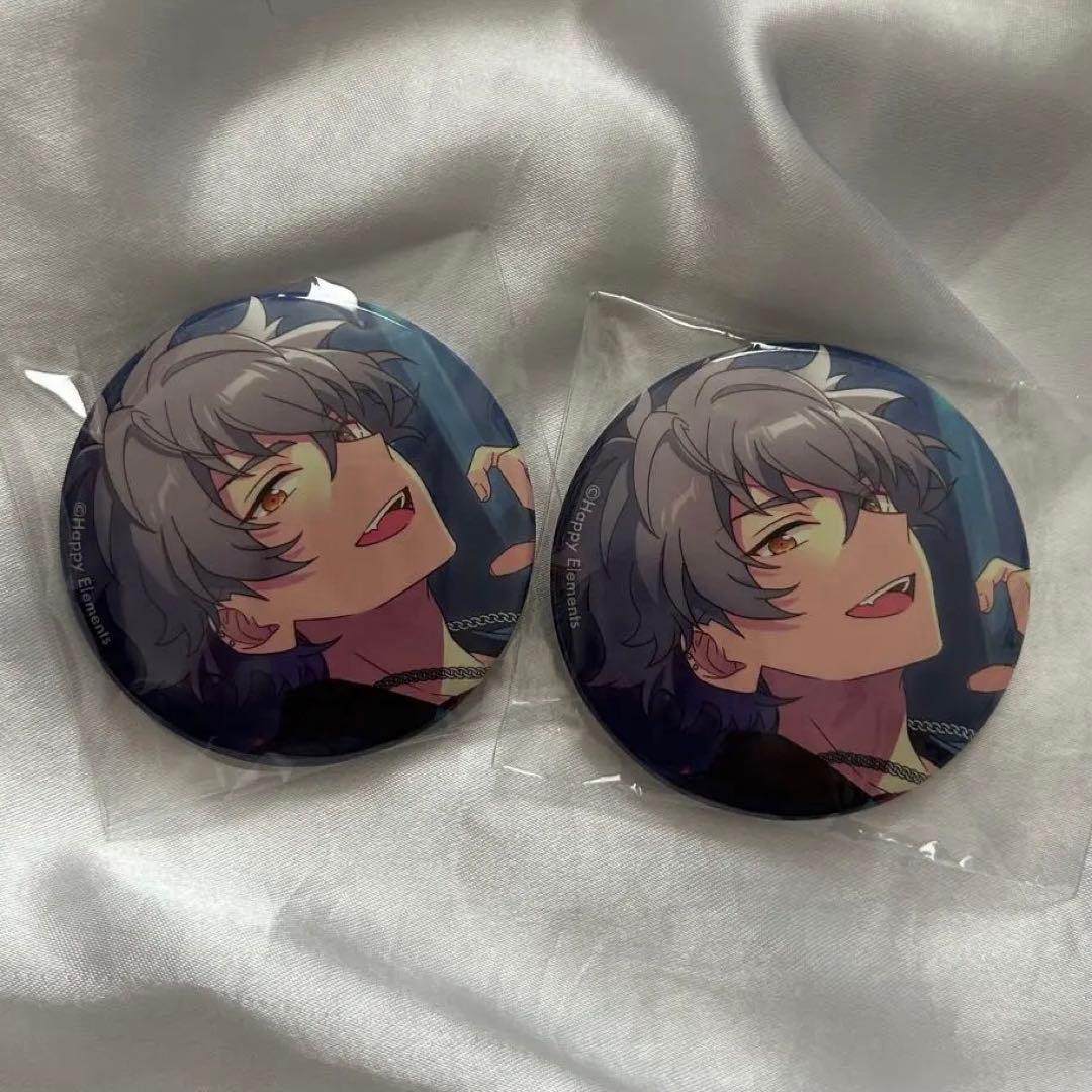 あんスタ 大神晃牙 缶バッジ 缶バッチ フィーチャー2 開花前 casual