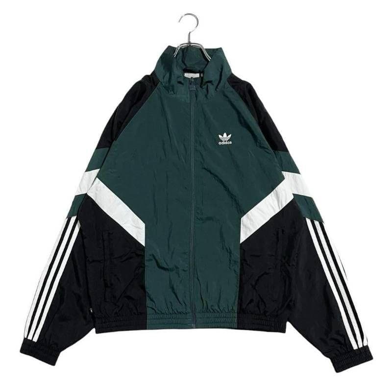 8201 adidas REKIVE トラックジャケット ミネラルグリーン XL - メルカリ