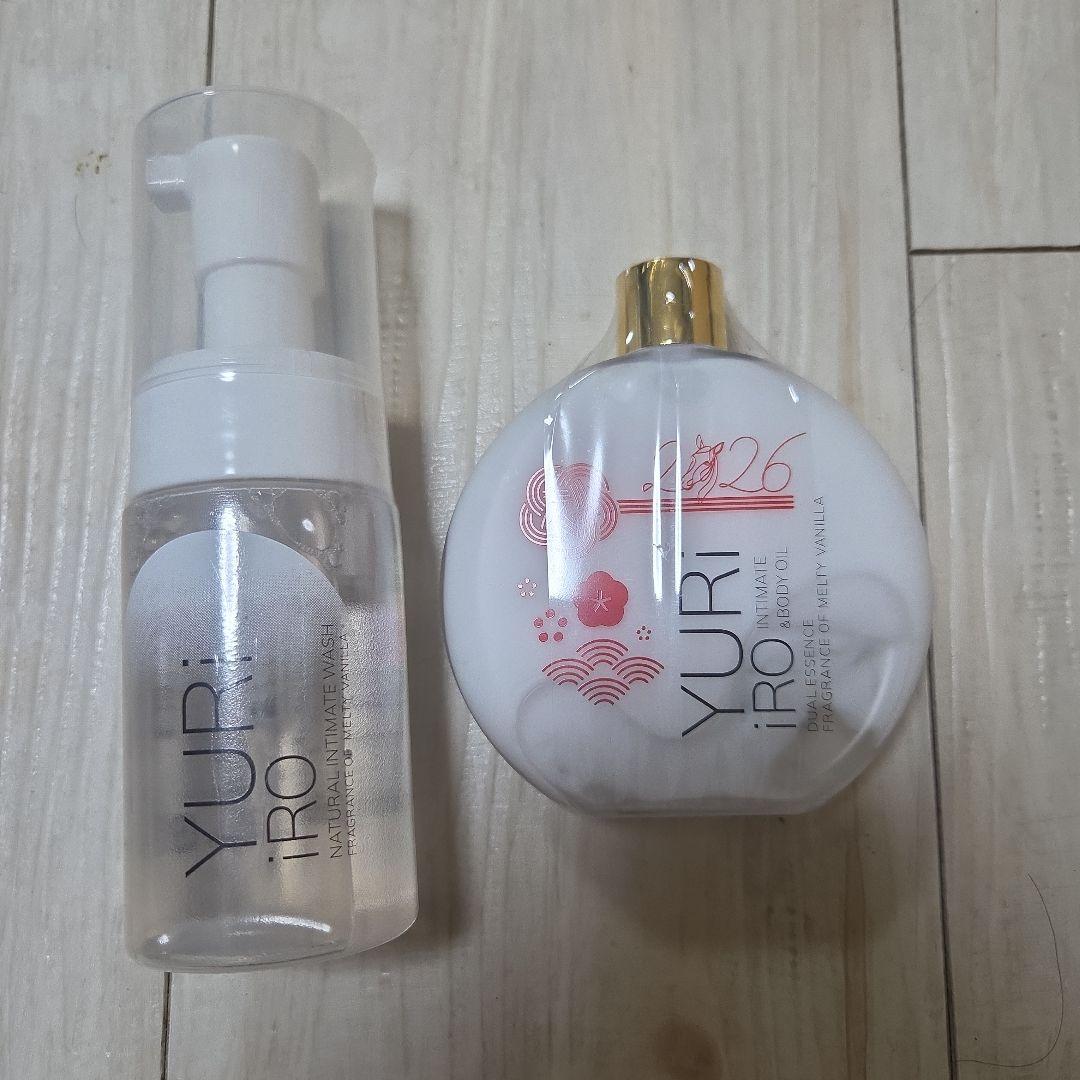 ユリイロ インティメイトウォッシュ、オイル2点セット メルティバニラ