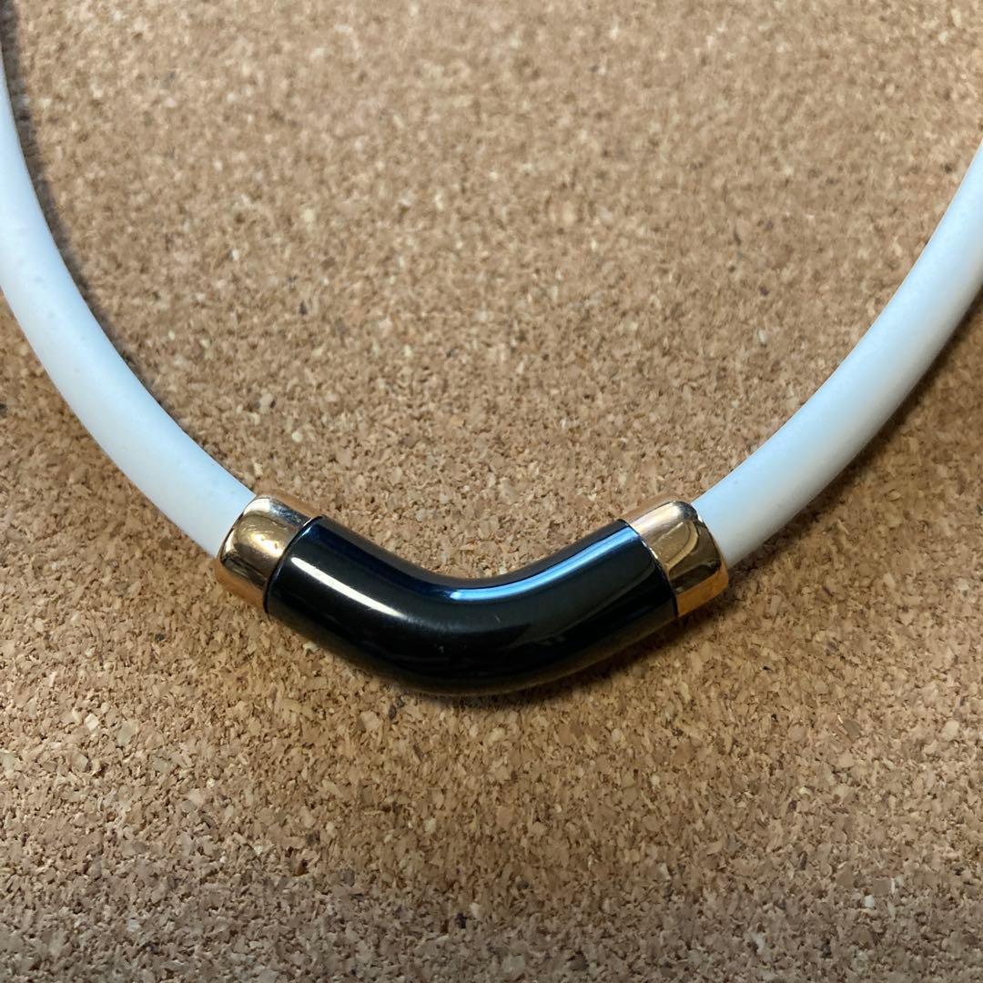 美品⭐︎unity ユニティ 北投石 ネックレス ホワイト L - メルカリ