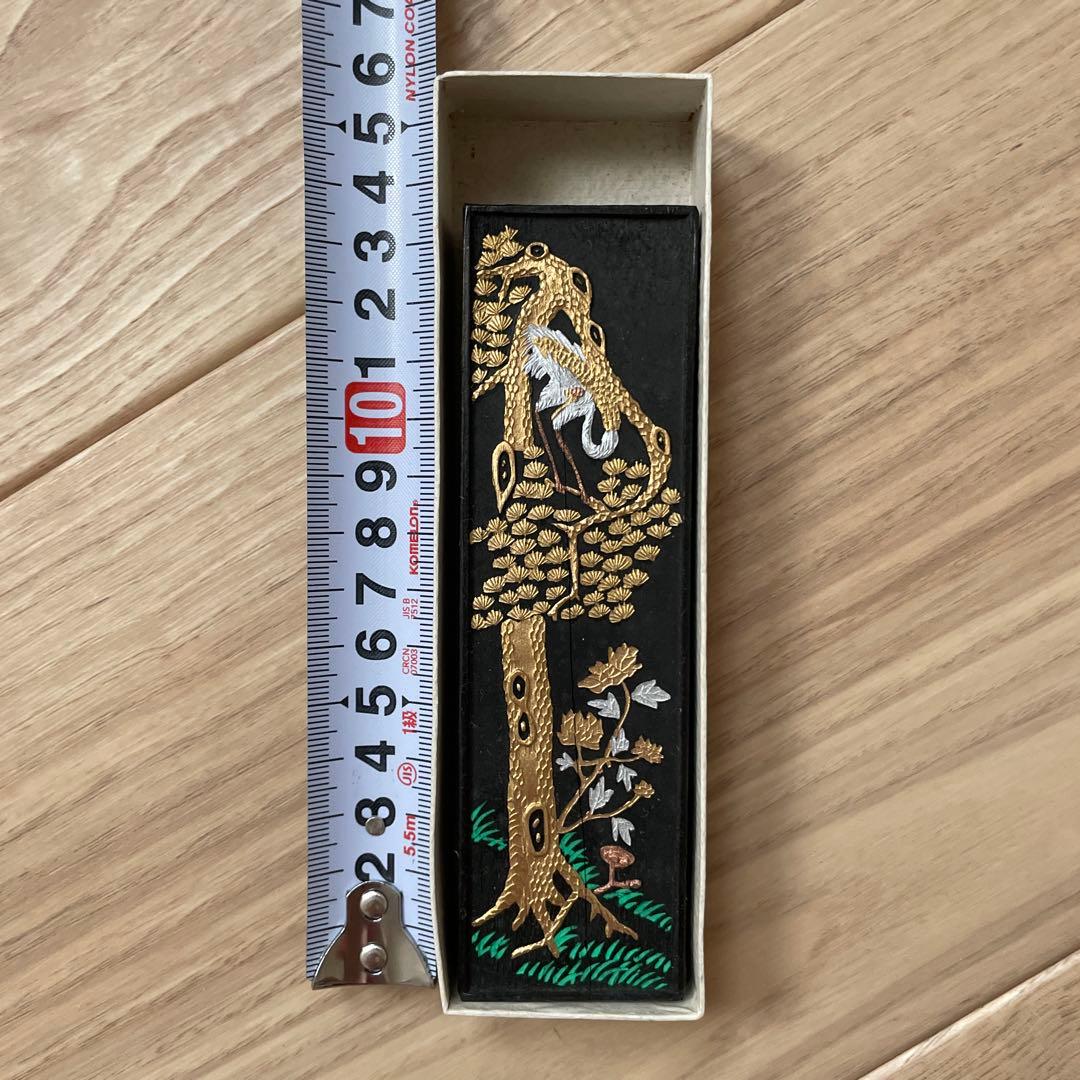 未使用 中国 書画墨 中国書画墨 固形墨 古墨 松鶴遐齢 油煙 油煙墨