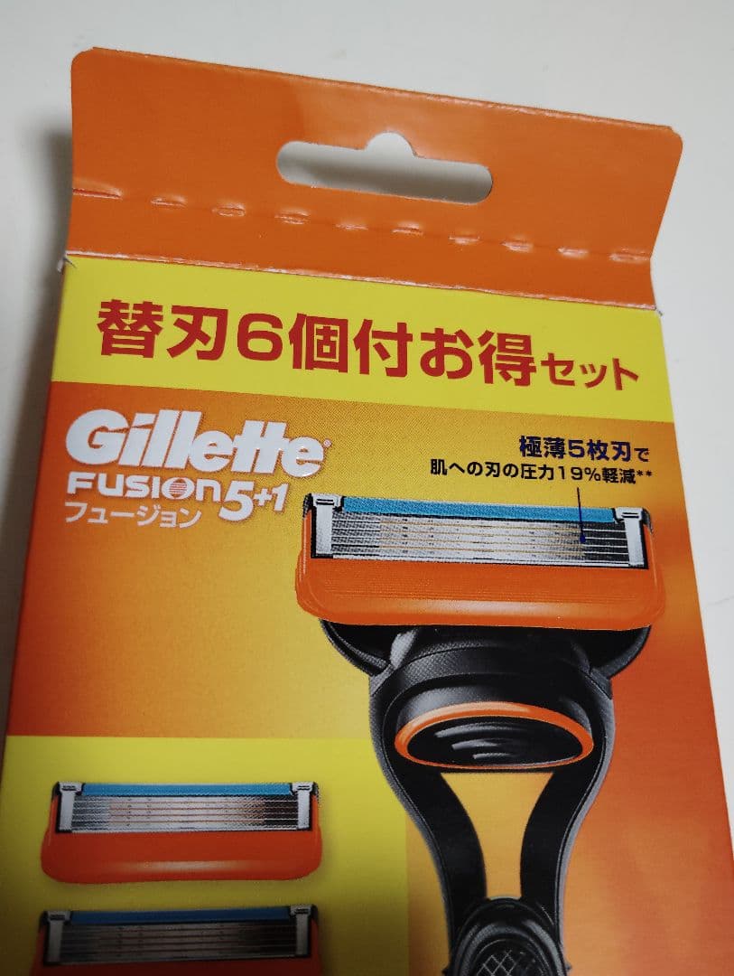 Gillette Fusion 5+1 替え刃6個セット - メルカリ
