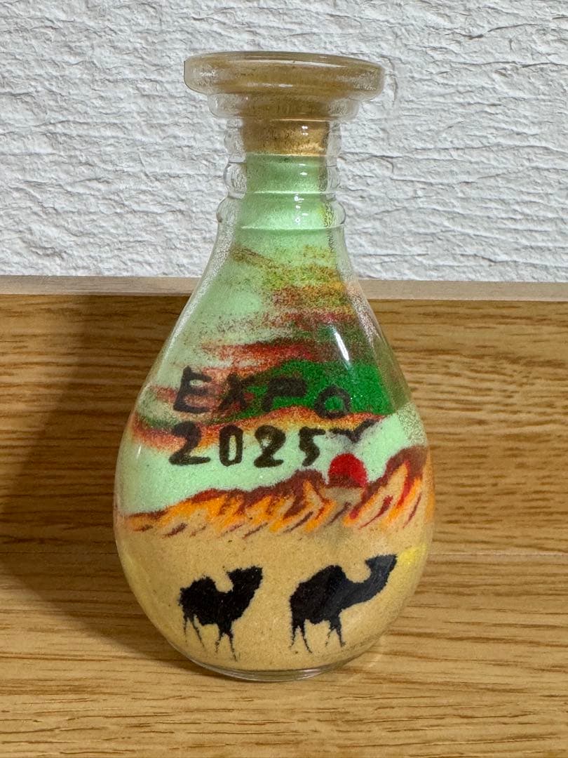 SALE関西万博2025ヨルダンパビリオン サンドアート ラクダ 砂漠 - メルカリ