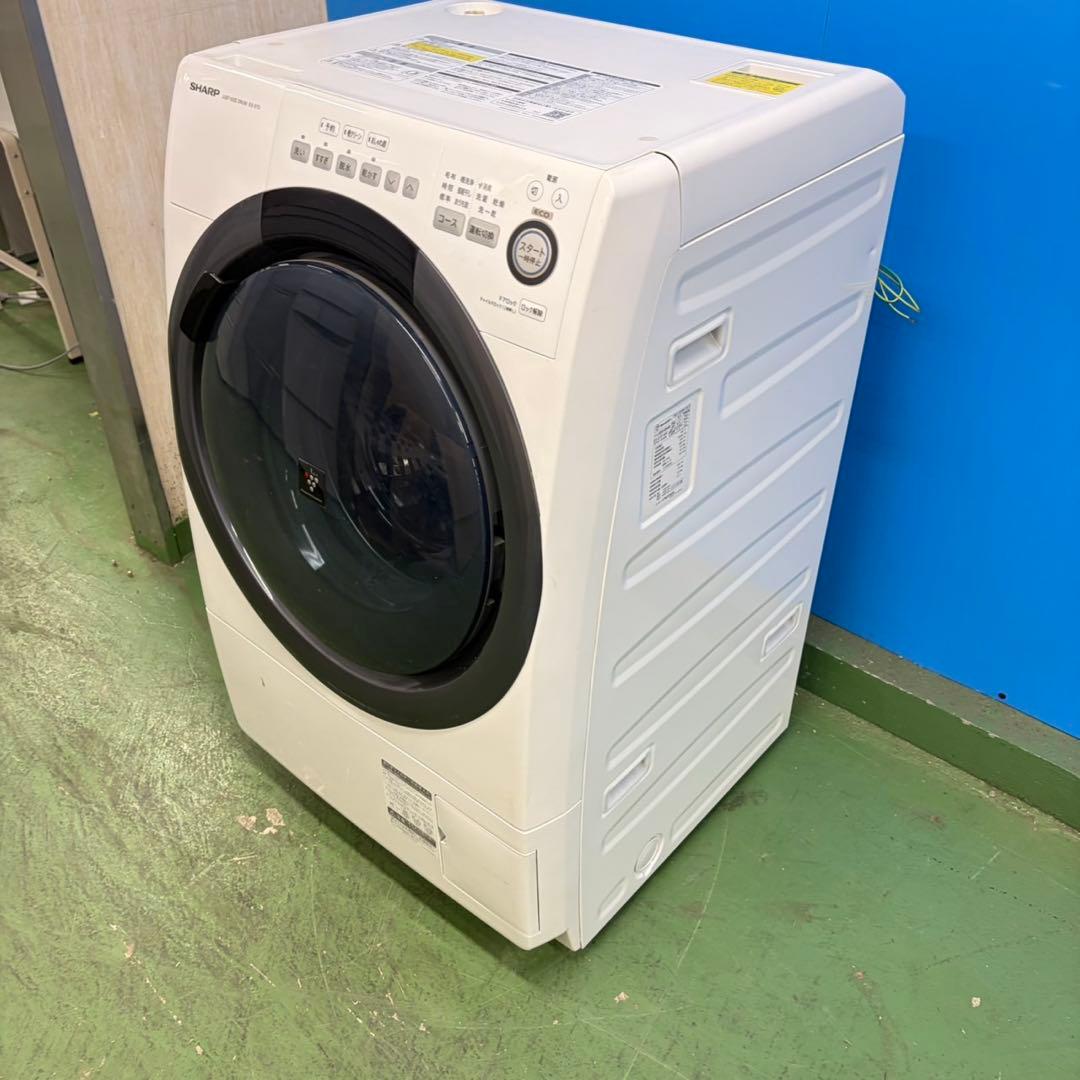 797 SHARP ドラム式洗濯機 乾燥機能付 7/3.5キロ 小型 一人暮らし