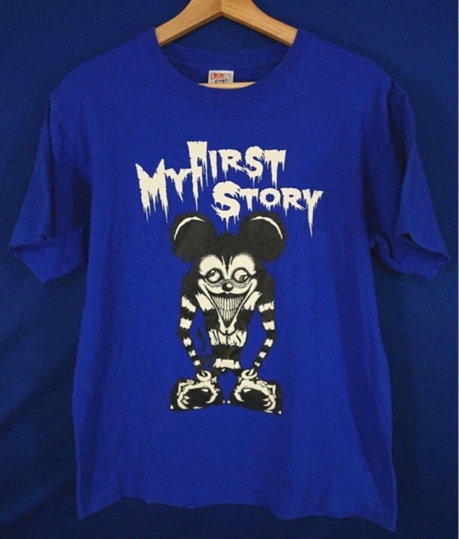MY FIRST STORYマイファスくん Tシャツ青 Mサイズ - メルカリ