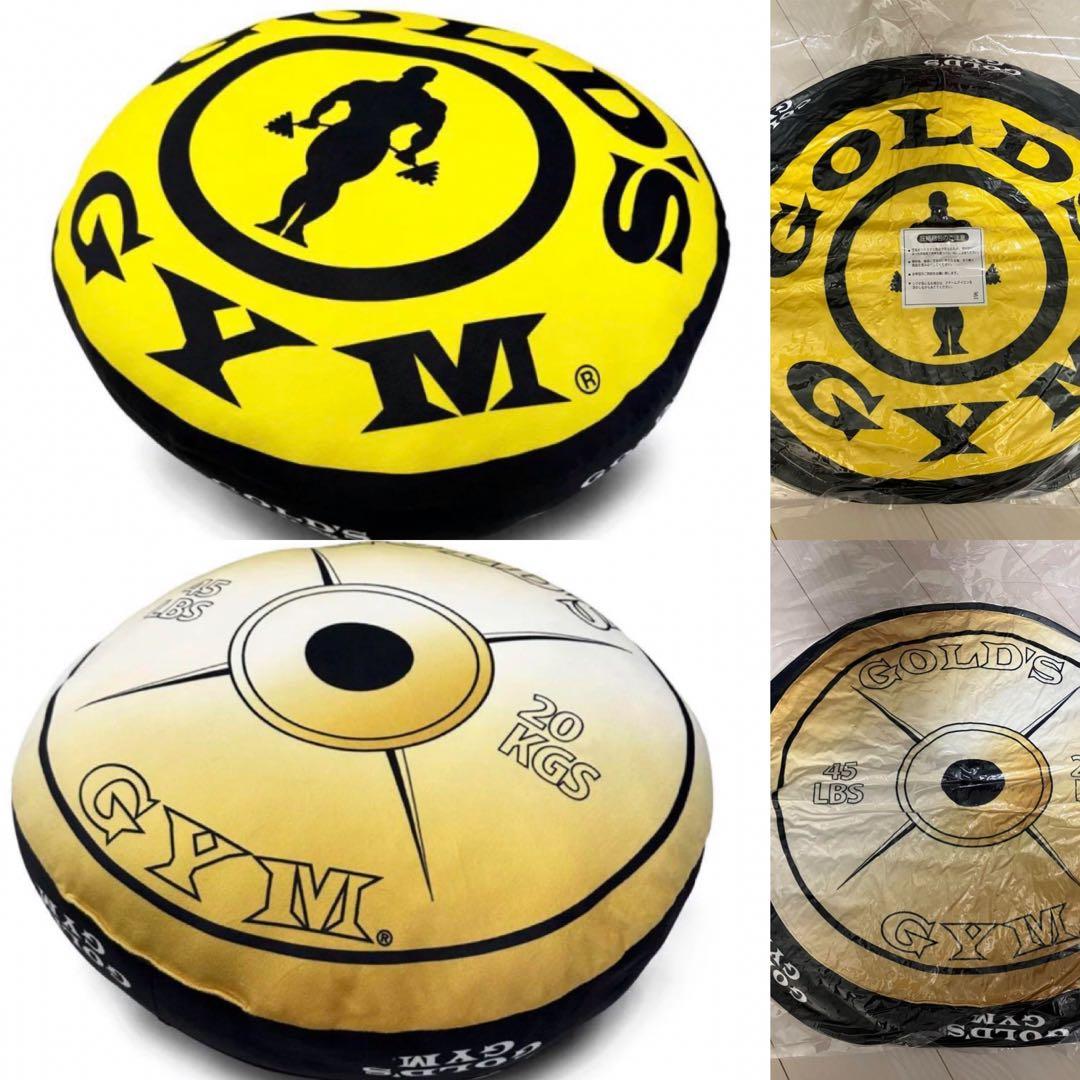 未開封☆ゴールドジム☆限定！！特大クッション GOLD'S GYM - メルカリ