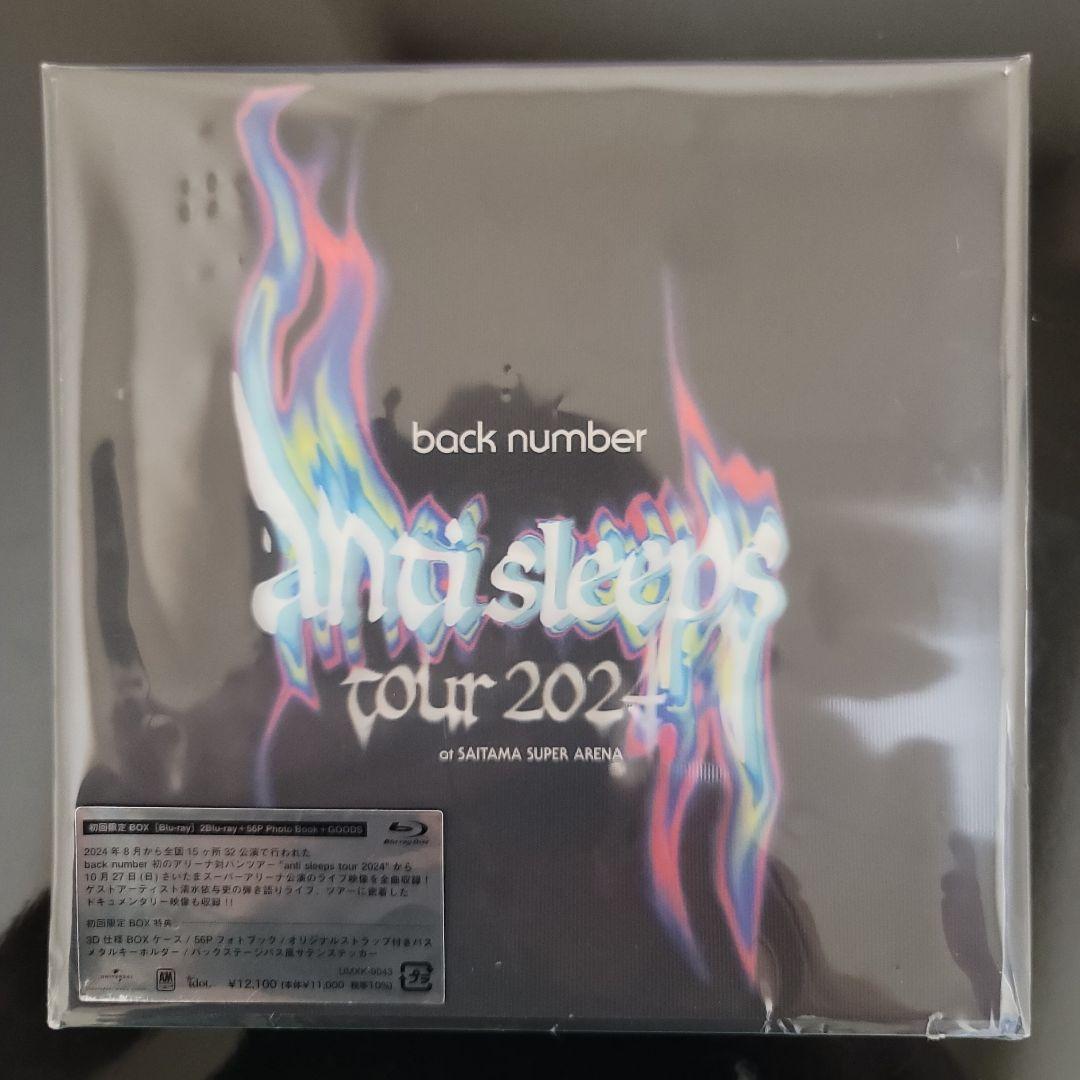 back number/\"\"anti sleeps tour 2024\"\"at… back number “anti sleeps tour 2024” at SAITAMA SUPER ARENA (3DVD