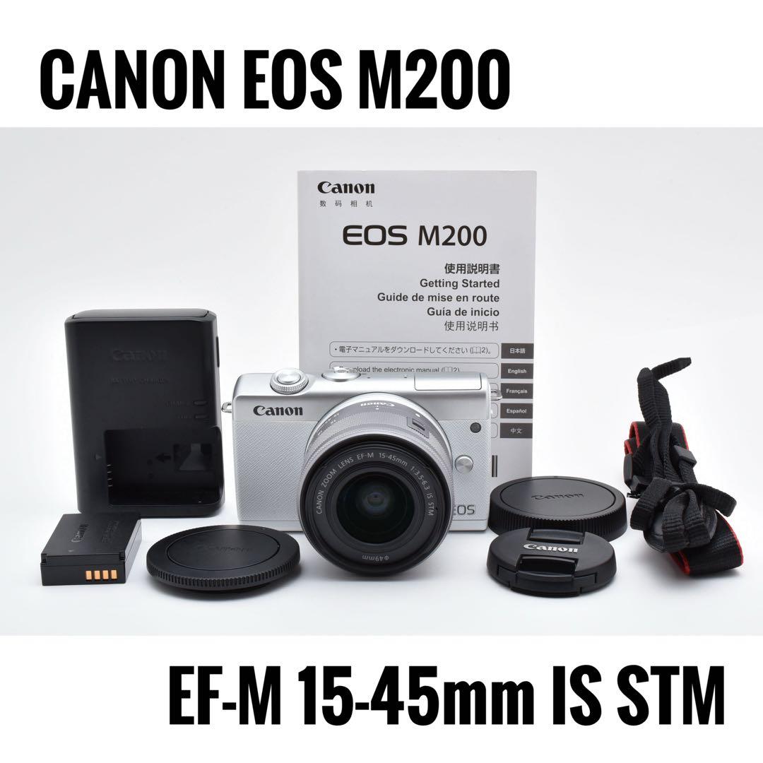 【極美品】 キヤノン CANON EOS M200 レンズキット i-camera-shop_canon-eos-m200-