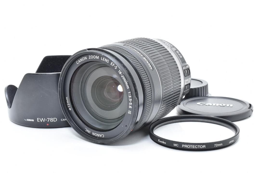 【美品】 Canon EF-S 18-200mm f/3.5-5.6 IS
