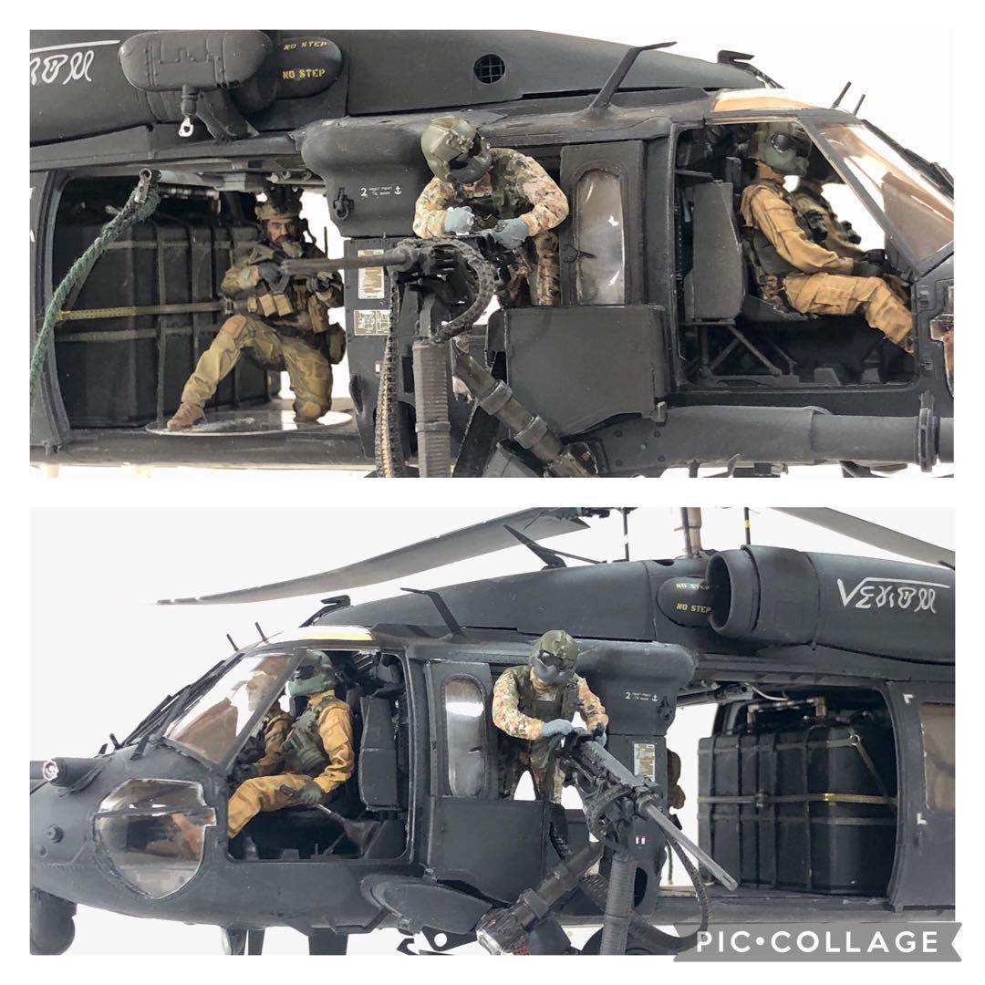 キティーホーク1/35 MH-60L ブラックホーク ジオラマ完成品 - メルカリ