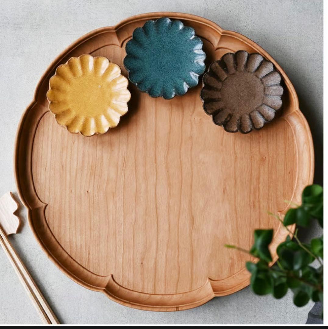 Svale Furniture /三木達也さん 飾縁輪花盆 鉄染 - メルカリ