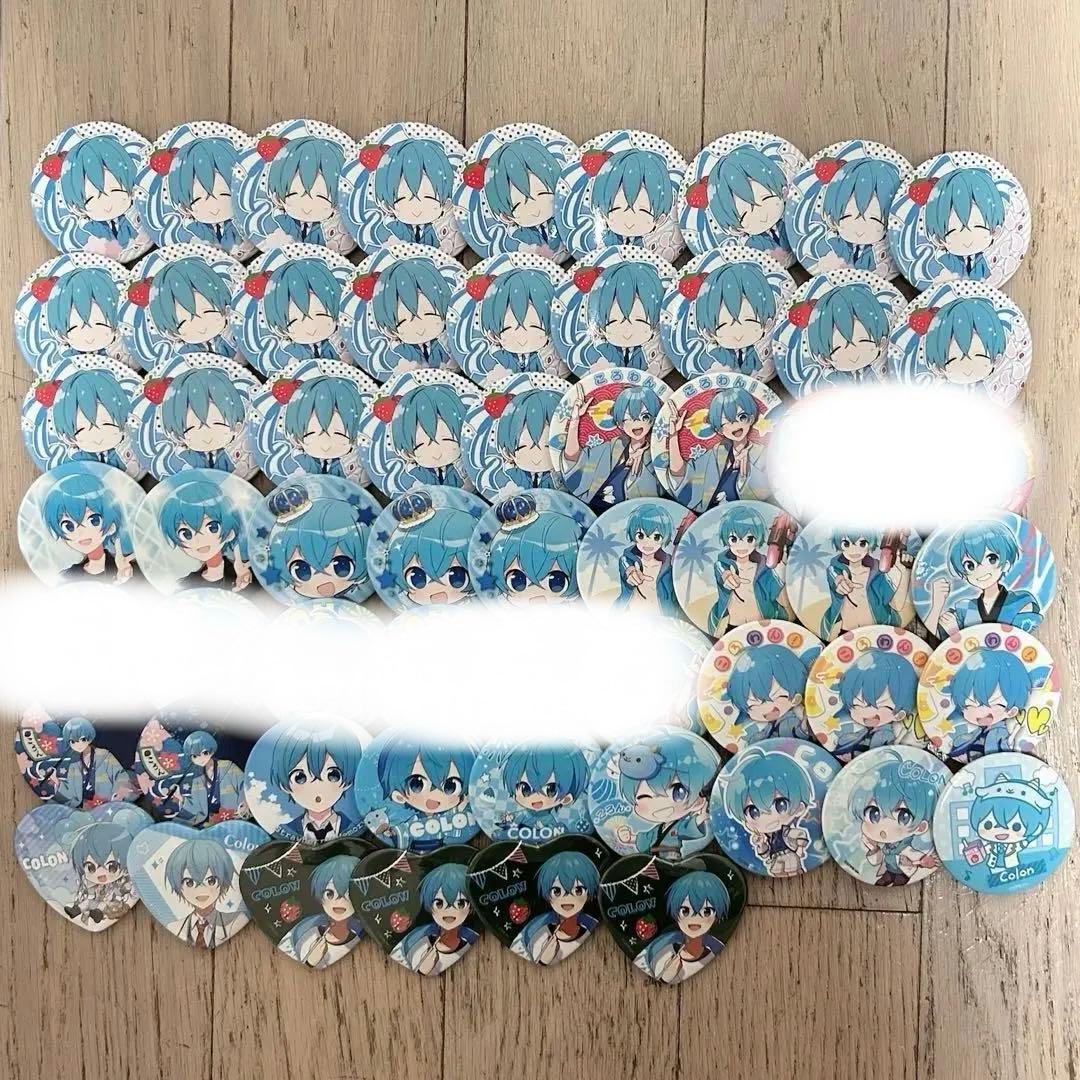 ころんくん 缶バッジ まとめ売り 60個 - メルカリ