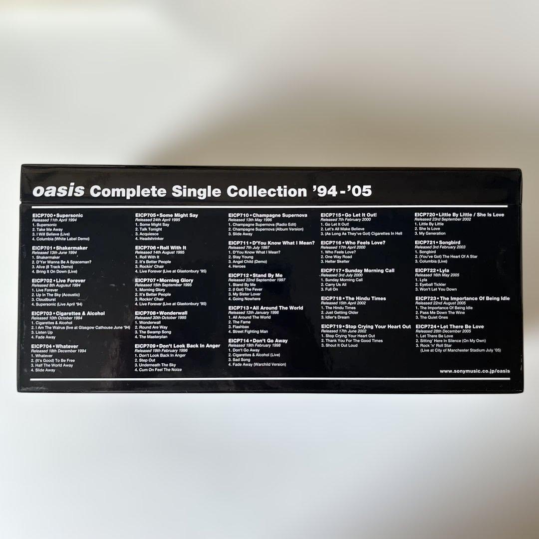 オアシス・コンプリート・シングル・コレクション '94-'05 CD25枚組