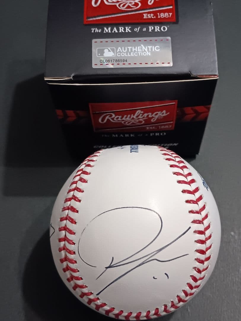 ドジャース 大谷翔平 山本由伸 佐々木朗希 直筆サインボール MLB3選手