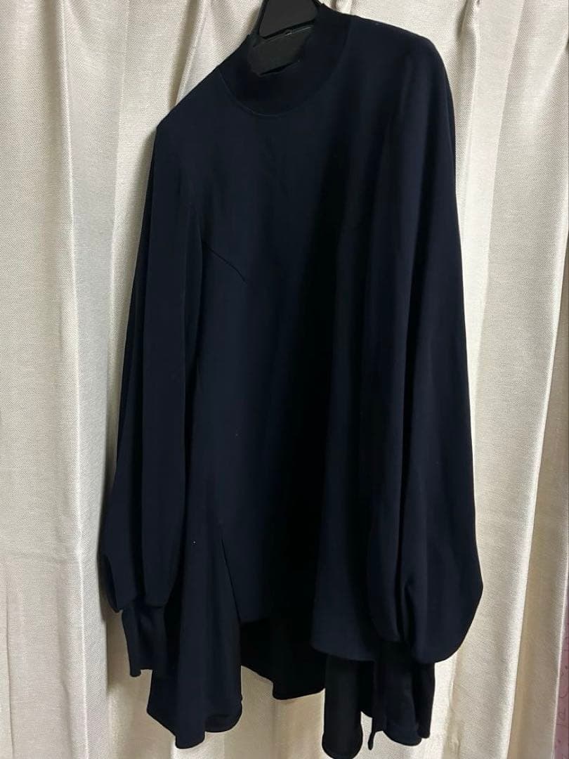 ENFOLD エンフォルド DOUBLECLOTH リブブラウス ENFOLD DOUBLECLOTH