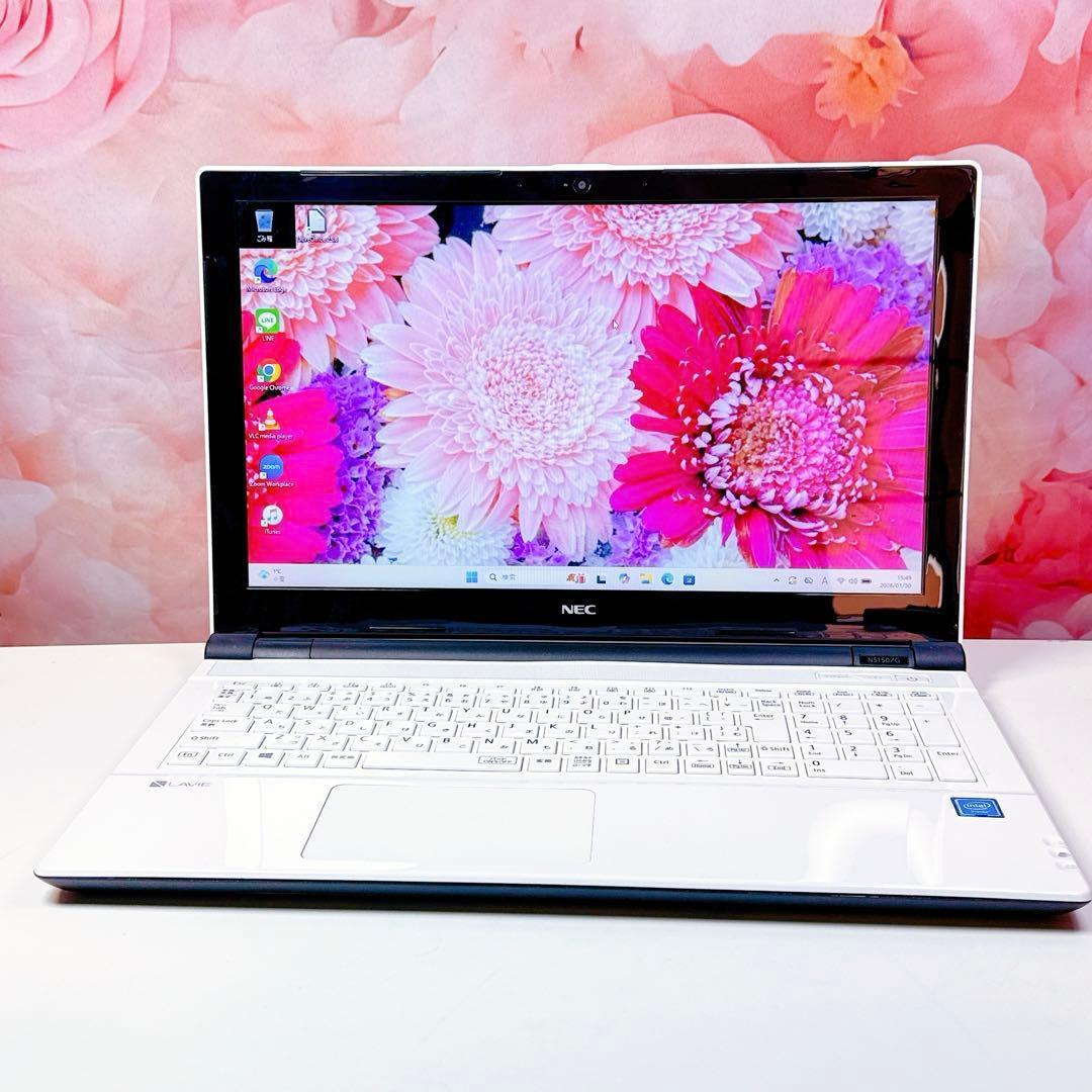 新品SSD✨Windows11 薄型ノートパソコン カメラ 高性能i3 オフィス