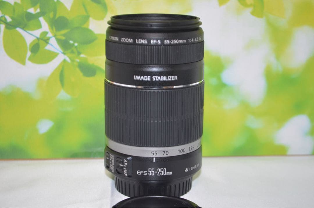 美品級　キャノン Canon EF-S 55-250mm IS☆お手軽望遠 キャノン Canon EF-S 55-250mm IS☆お手軽望遠レンズ♪ - メルカリ