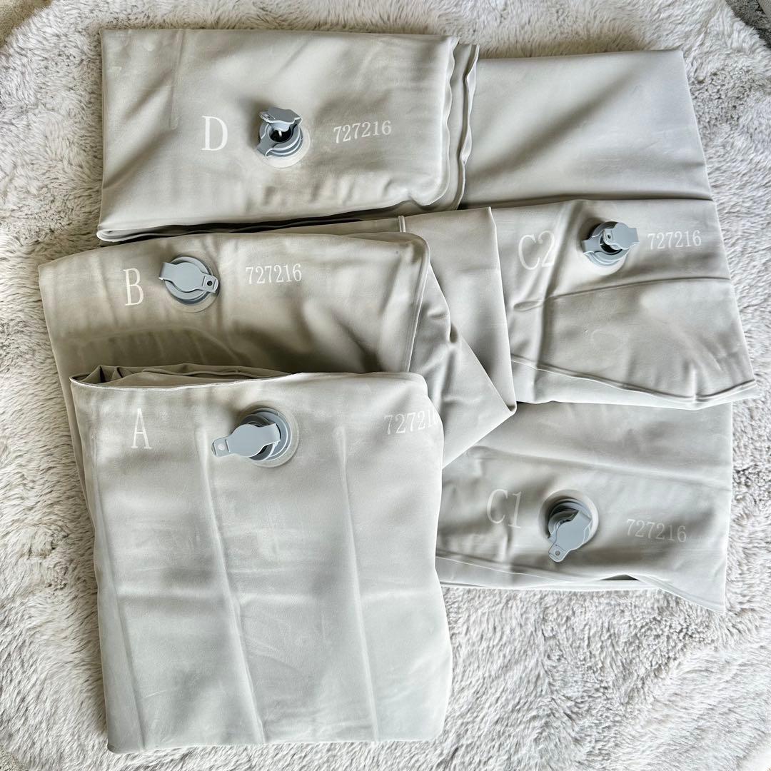 完品! 無印良品 空気でできたソファ ネイビー MUJI エアポンプ - メルカリ