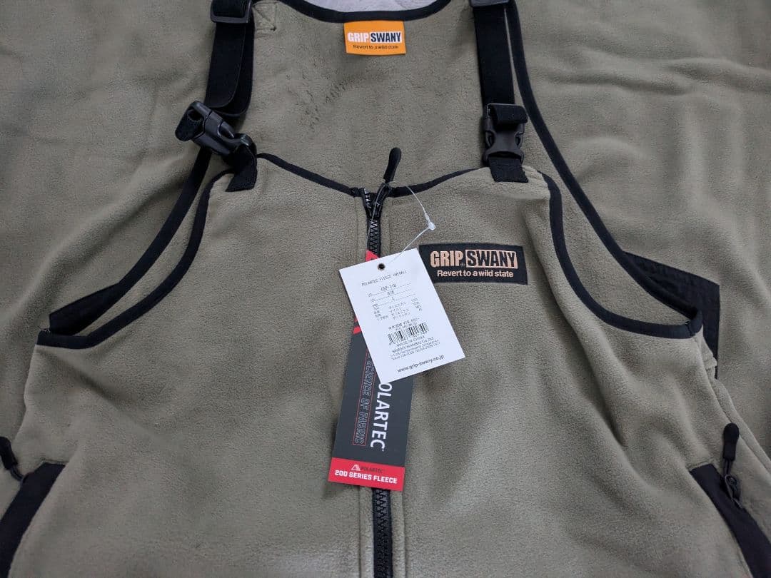 新品 グリップスワニー ポーラテックフリースオーバーオール GSP-118