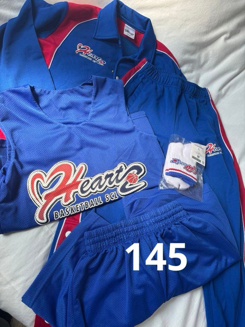 ハーツ バスケットボール ユニフォームセット サイズ145 - メルカリ