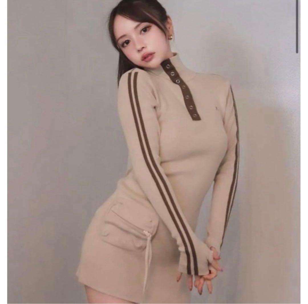 最終値下げ andmary Zoe pocket mini dress - メルカリ