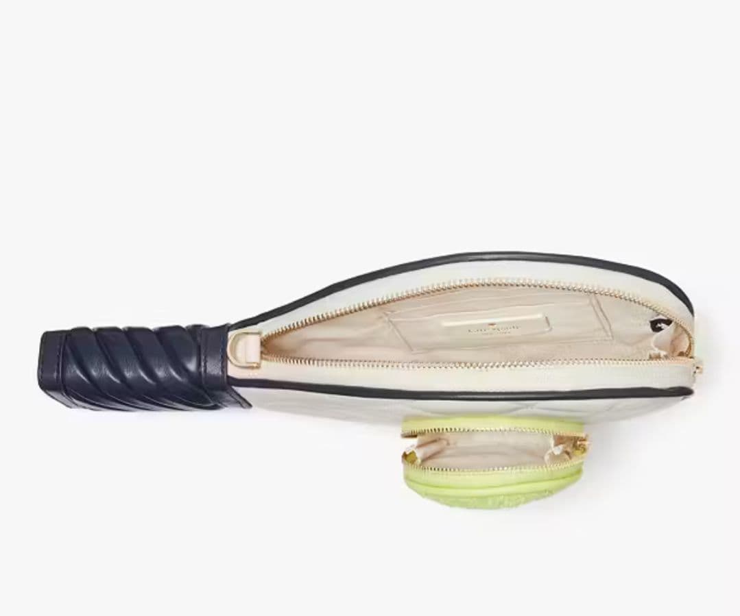 kate spade グランド スラム 3D ミニ テニス ラケットクロスボディ