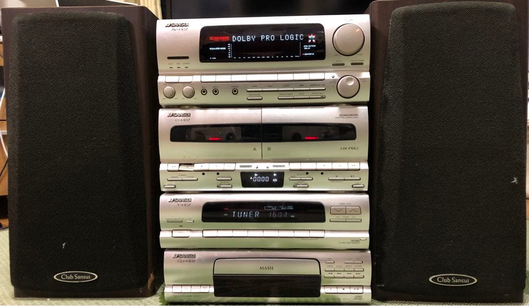 SANSUI AV-H07 ミニコンポ ジャンク品 - メルカリ