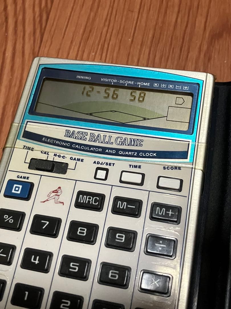 CASIO カシオ ゲーム 電卓 BB-9 ベースボールゲーム 計算機 レトロ