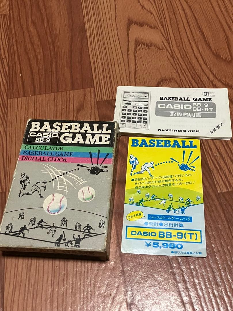 CASIO カシオ ゲーム 電卓 BB-9 ベースボールゲーム 計算機 レトロ