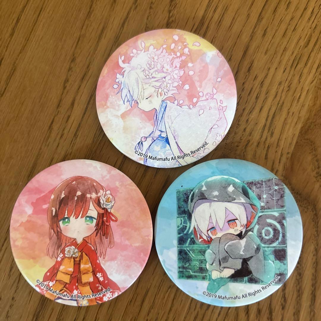 まふまふ 缶バッジ 3個セット - メルカリ