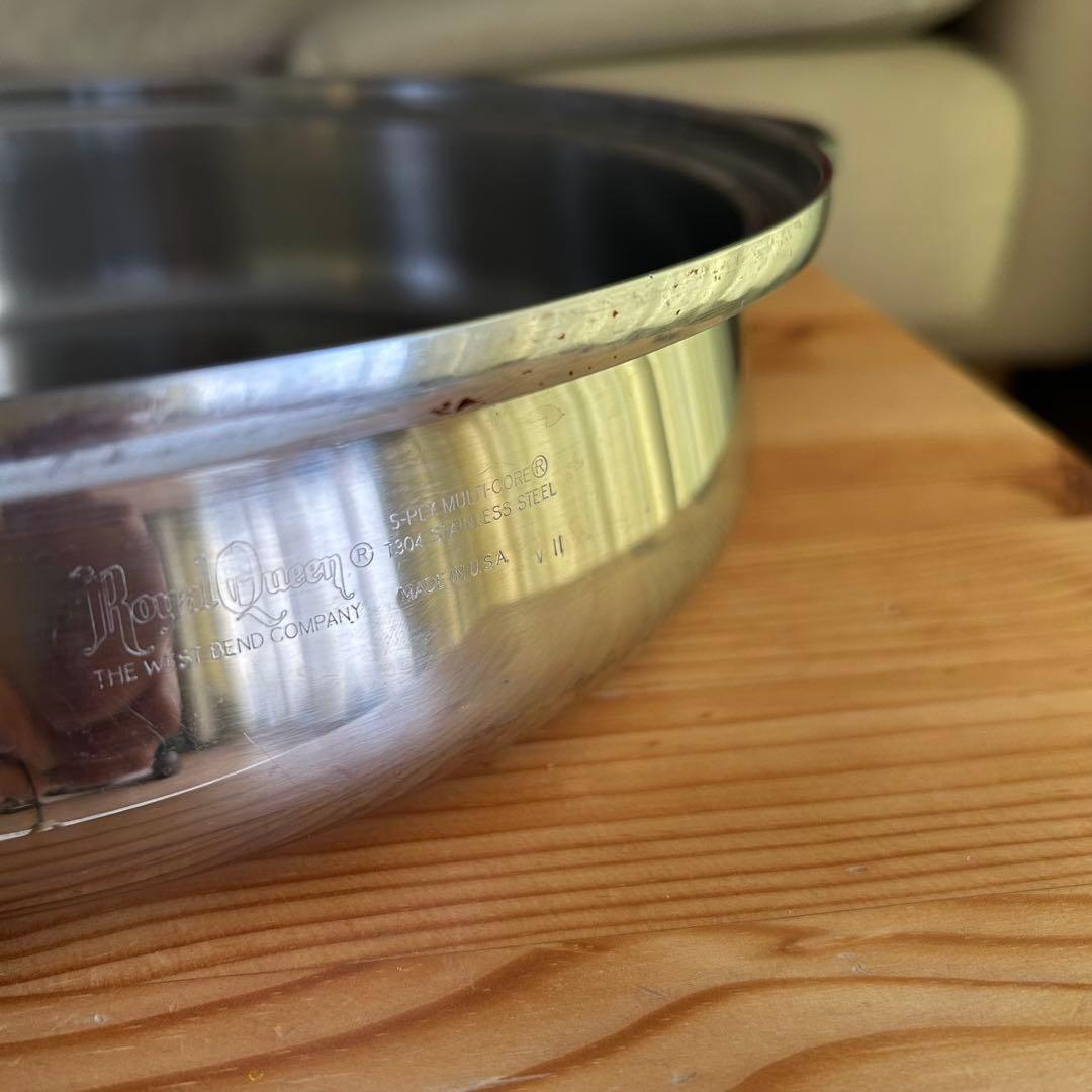 ロイヤルクイーン ROYAL QUEEN 大フライパン ステンレス鍋 IH対応