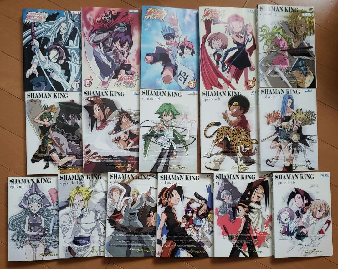 シャーマンキング 全16巻 レンタル落ちDVD - メルカリ