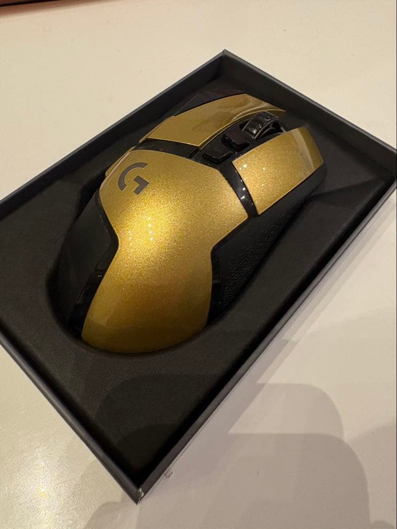 g502 ワイヤレス 金 ラメ 有名海外プロ塗装業者 - メルカリ