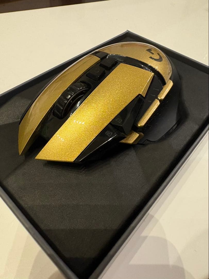 g502 ワイヤレス 金 ラメ 有名海外プロ塗装業者 - メルカリ