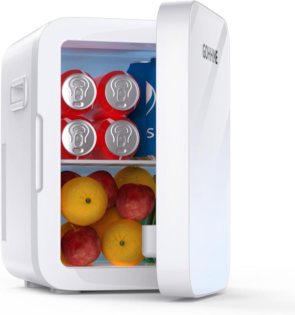 ★ミニ冷蔵庫 10L ★0~65℃ 冷温庫 屋内車載両用 静音 AC/DC給電 Amazon | ミニ冷蔵庫 GOHHME 0~65℃ 小型冷蔵庫 10L 冷温庫 小型で