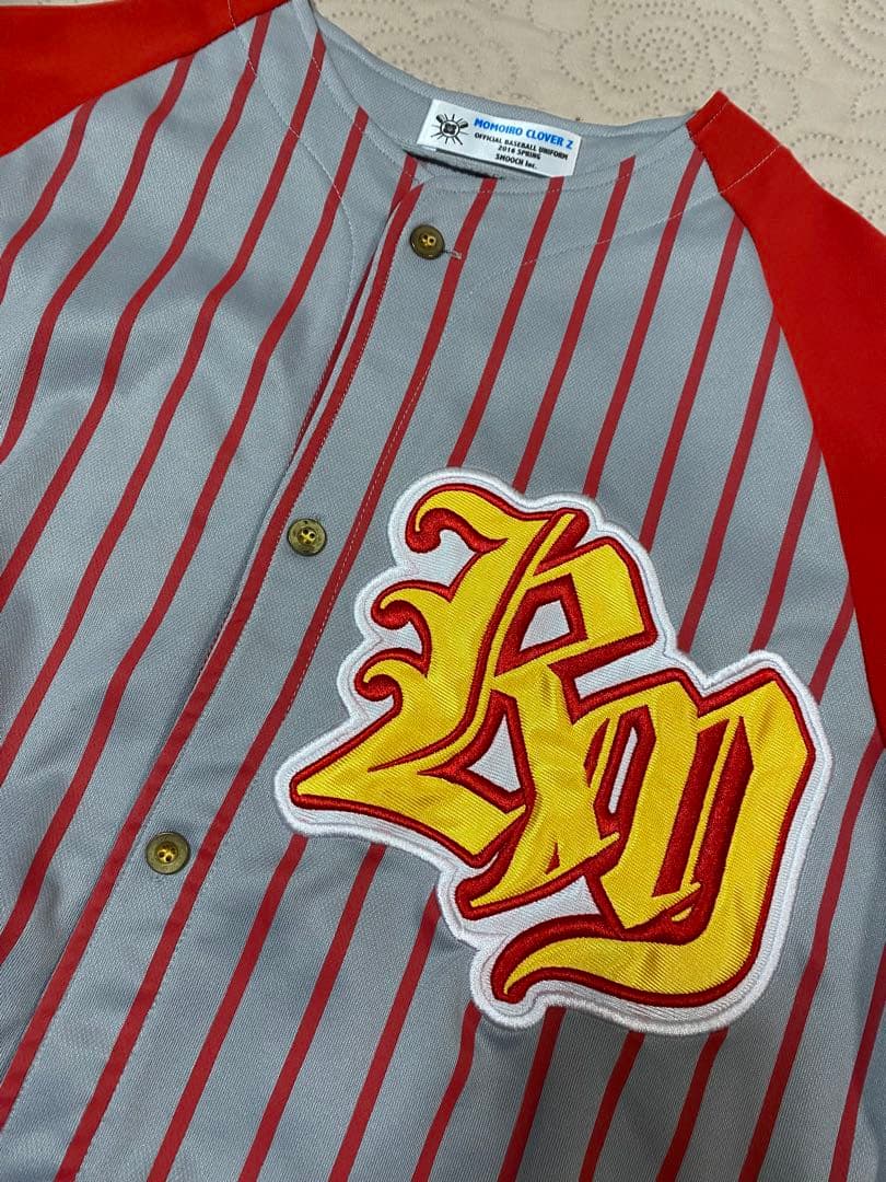 百田夏菜子 ユニフォーム ももいろクローバーZ ベースボールシャツ も