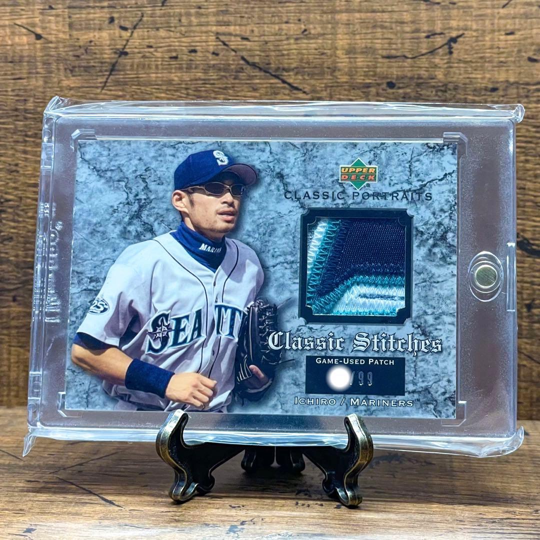 入手困難 イチロー 世界99枚限定 2003 マリナーズパッチカード UD 27a92dd2862ebe3de63bae7dd62eb1