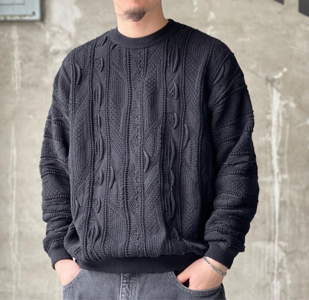 COOTIE 3D Jacquard Knit L/S Crew - メルカリ