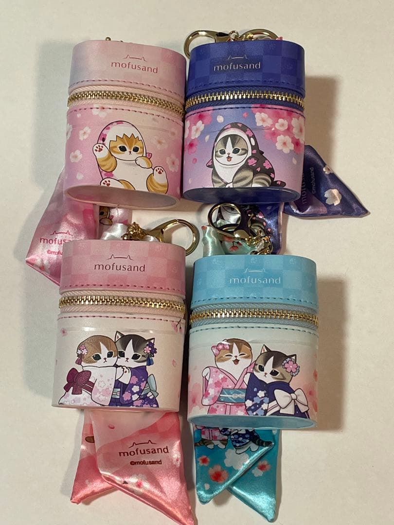 mofusand スカーフチャーム付きポーチ 桜満開 4種セット - メルカリ