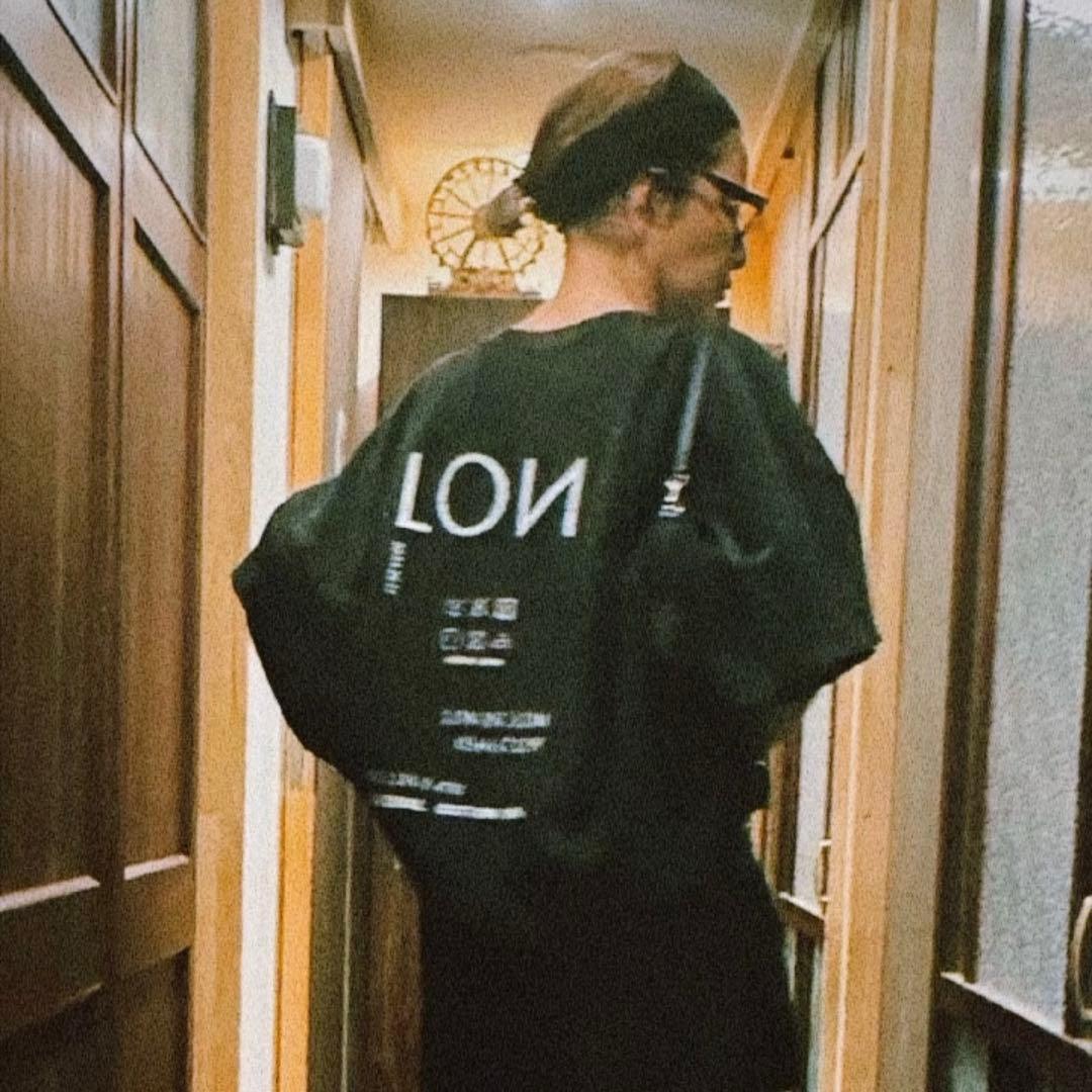 新品》梨花着用、LON 、スウェット、ブラックブラウン - メルカリ