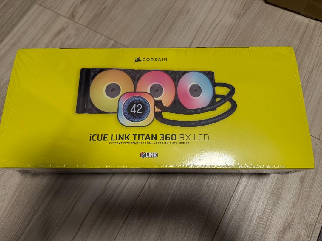 Niccky Mouse様 iCUE LINK TITAN 360 RX LCD Cooler líquido de CPU iCUE LINK TITAN 360 RX LCD